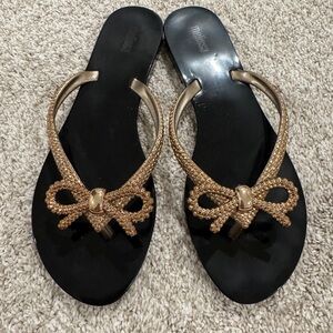 Melissa Harmonic Chrome Sandal SZ 9